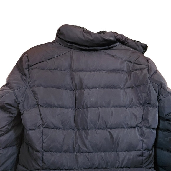 Zara Basic outerwear black anorak puffer  zip up long sleeve winter jacket - Picture 9 of 12